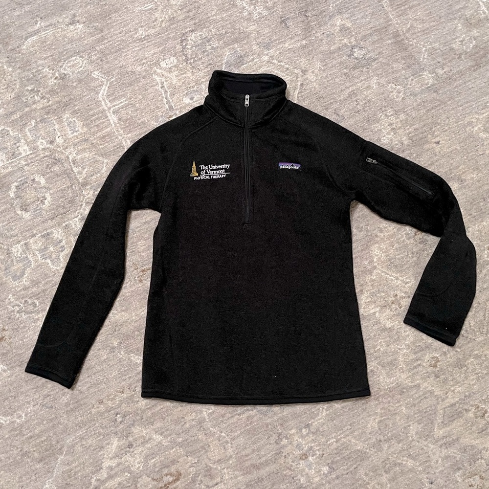 Patagonia Women’s Better Sweater 1/4-Zip Fleece XS Charcoal Grey EUC LN
